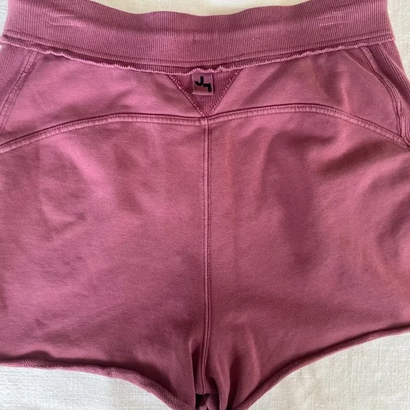 Women's Casual Burgundy Shorts - Picture 2 of 6